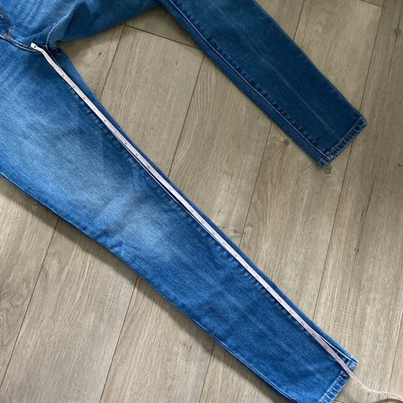 LEVIS 721 high rise skinny blue jean 24 - Picture 4 of 4